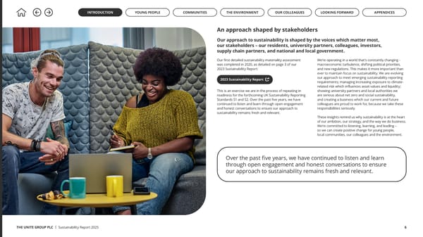 Up to US: The Unite Group Sustainability Report 2025 - Page 6