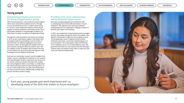 Up to US: The Unite Group Sustainability Report 2025 - Page 11