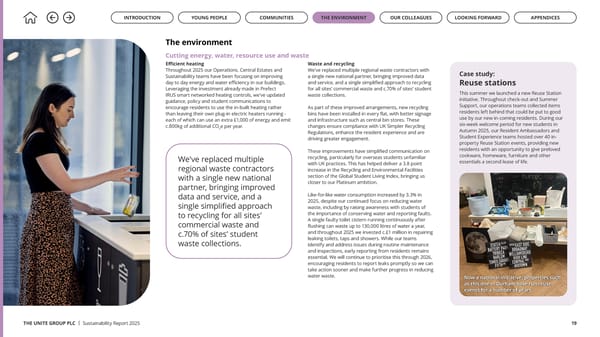 Up to US: The Unite Group Sustainability Report 2025 - Page 19