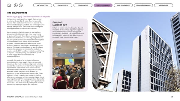 Up to US: The Unite Group Sustainability Report 2025 - Page 20