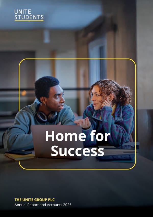 Home for Success: Unite Students Annual Report 2025 - Page 1
