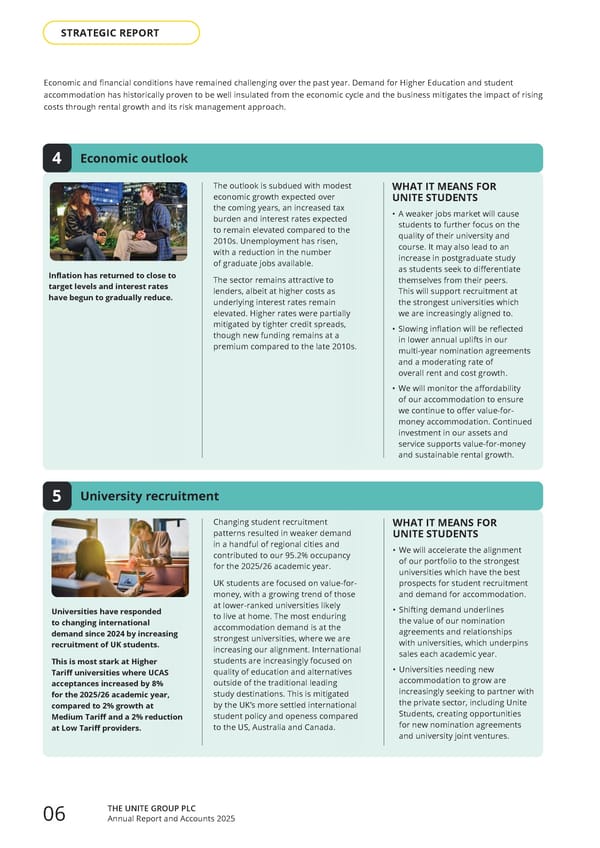 Home for Success: Unite Students Annual Report 2025 - Page 8