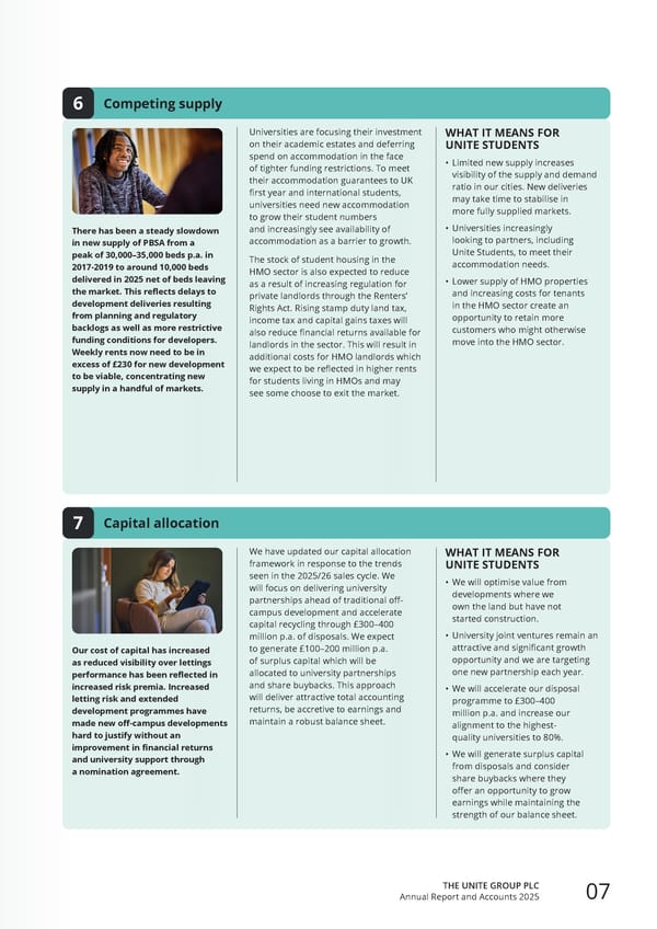 Home for Success: Unite Students Annual Report 2025 - Page 9