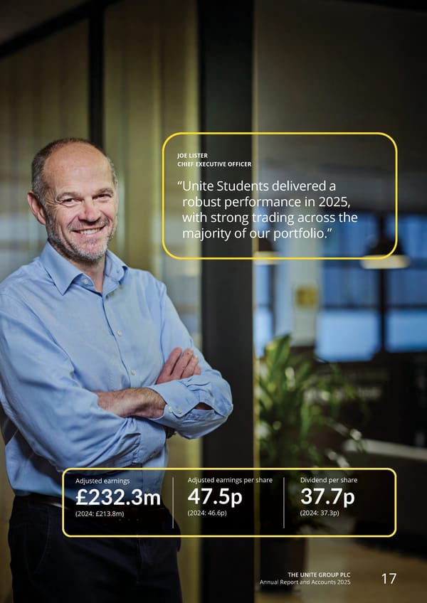 Home for Success: Unite Students Annual Report 2025 - Page 19