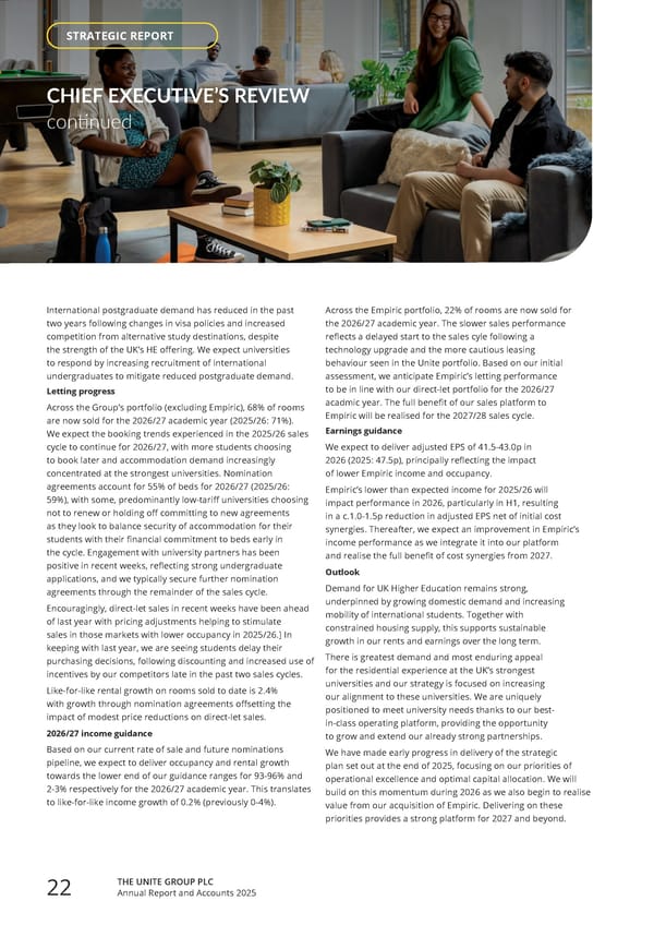 Home for Success: Unite Students Annual Report 2025 - Page 24