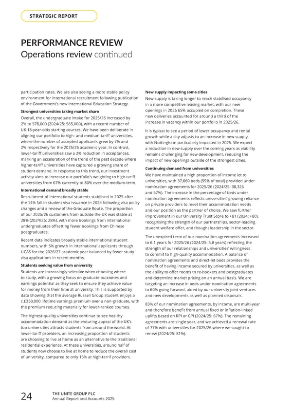 Home for Success: Unite Students Annual Report 2025 - Page 26