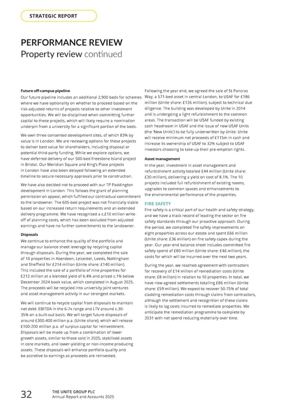 Home for Success: Unite Students Annual Report 2025 - Page 34