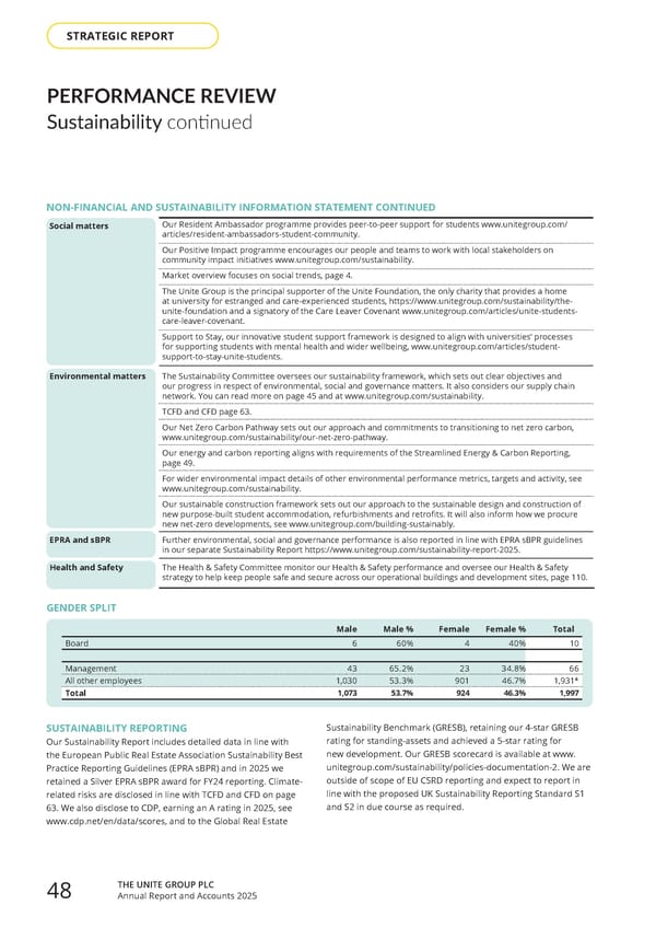 Home for Success: Unite Students Annual Report 2025 - Page 50