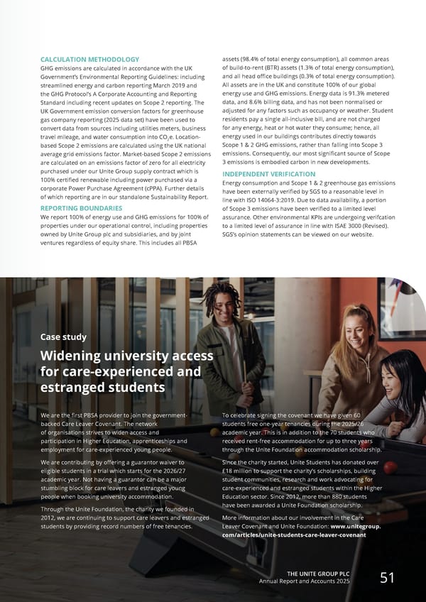 Home for Success: Unite Students Annual Report 2025 - Page 53