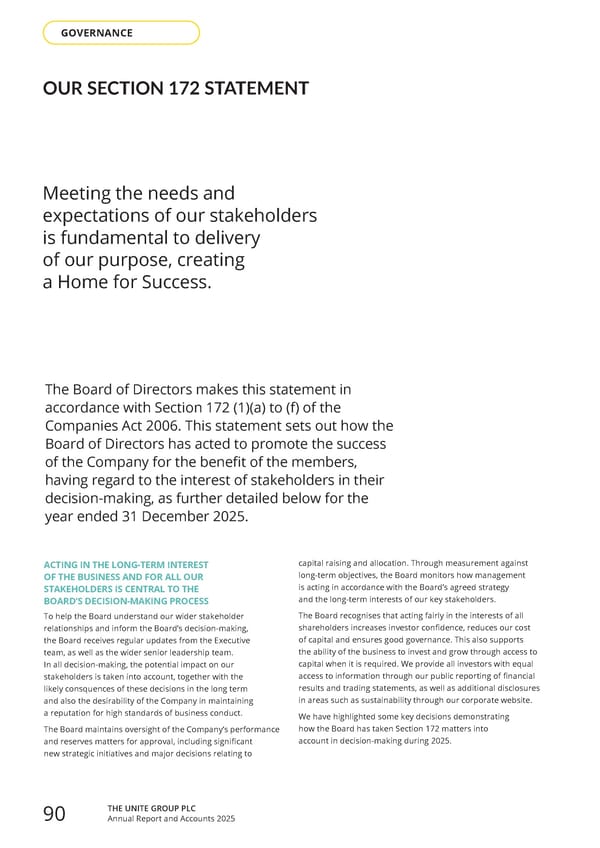 Home for Success: Unite Students Annual Report 2025 - Page 92