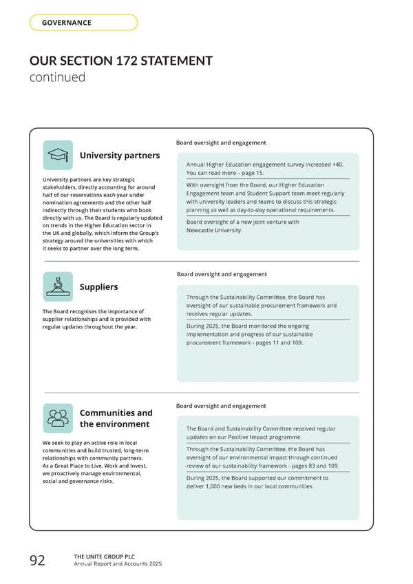Home for Success: Unite Students Annual Report 2025 - Page 94