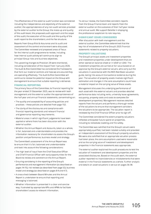 Home for Success: Unite Students Annual Report 2025 - Page 107