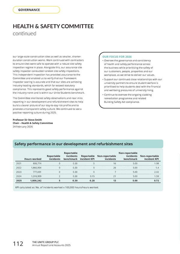 Home for Success: Unite Students Annual Report 2025 - Page 114