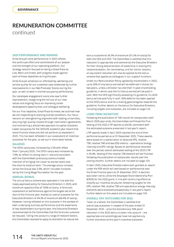 Home for Success: Unite Students Annual Report 2025 - Page 116