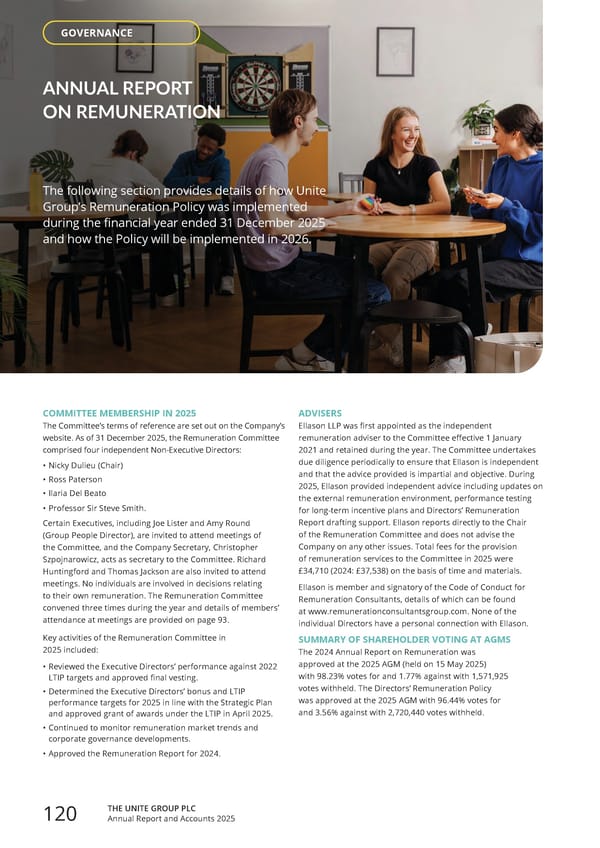 Home for Success: Unite Students Annual Report 2025 - Page 122