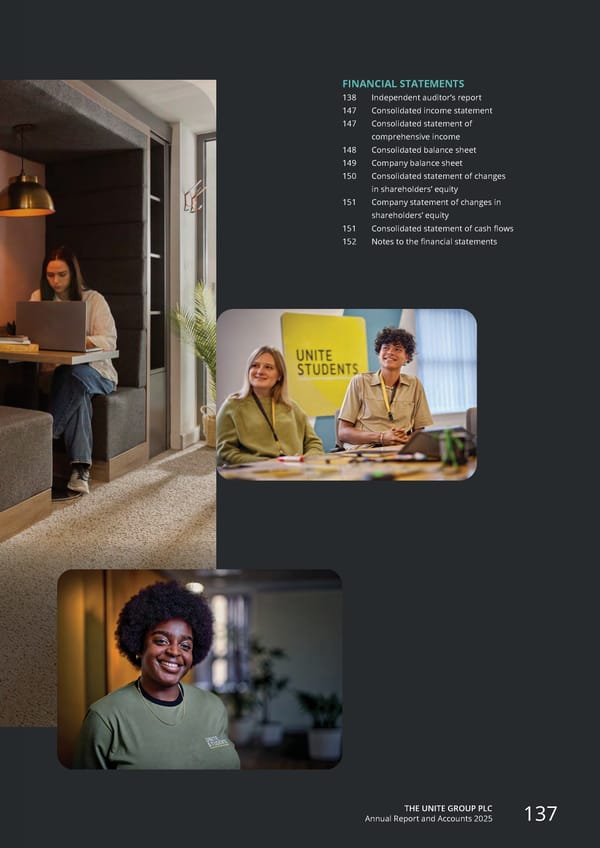 Home for Success: Unite Students Annual Report 2025 - Page 139