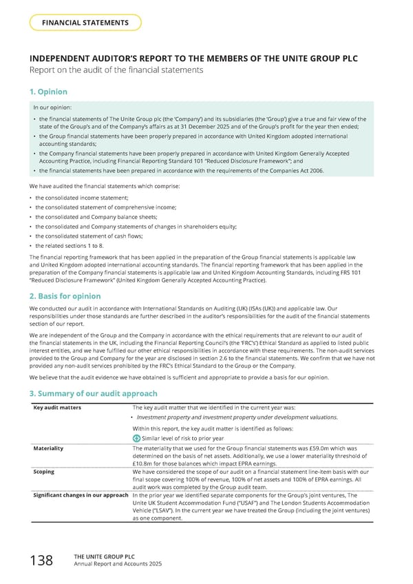 Home for Success: Unite Students Annual Report 2025 - Page 140