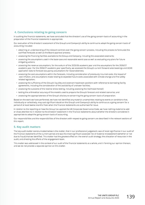 Home for Success: Unite Students Annual Report 2025 - Page 141