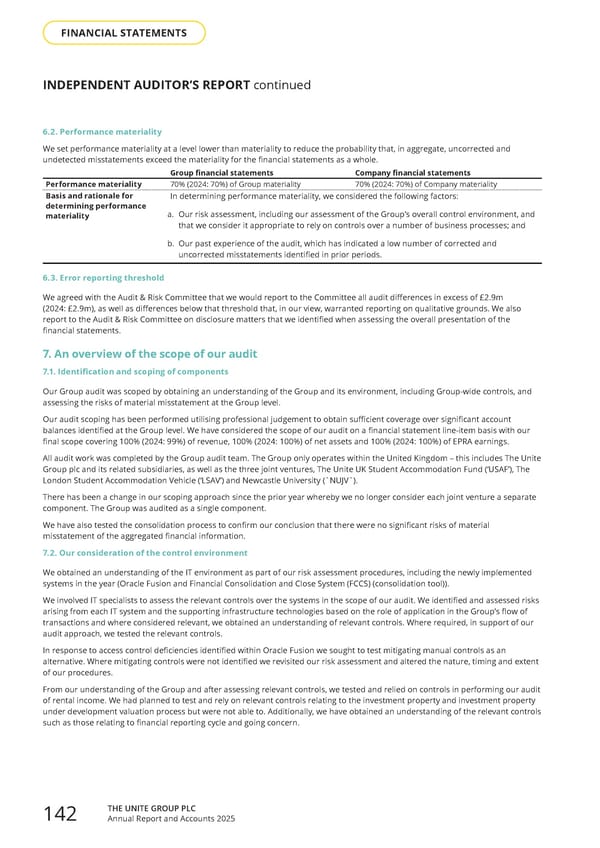 Home for Success: Unite Students Annual Report 2025 - Page 144