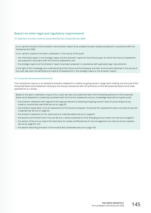 Home for Success: Unite Students Annual Report 2025 - Page 147