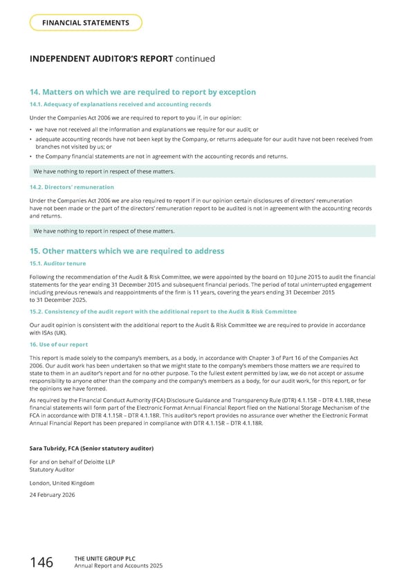 Home for Success: Unite Students Annual Report 2025 - Page 148