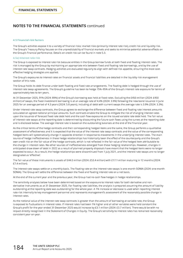 Home for Success: Unite Students Annual Report 2025 - Page 186