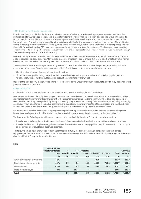 Home for Success: Unite Students Annual Report 2025 - Page 187