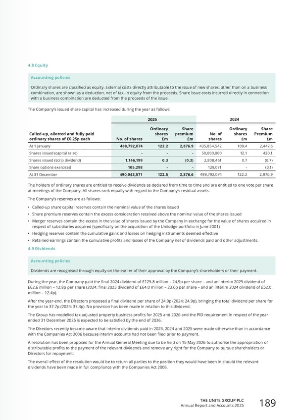 Home for Success: Unite Students Annual Report 2025 - Page 191