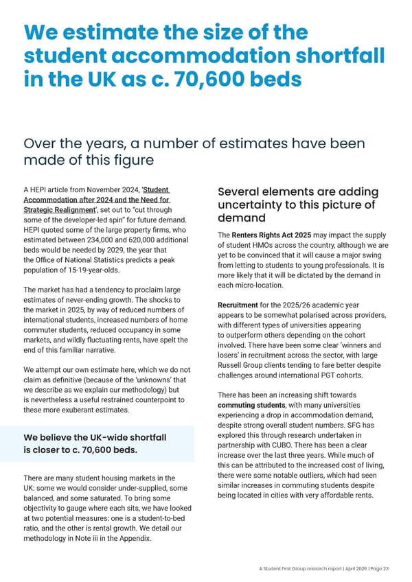 Meeting demand for modernised university accommodation - Page 25