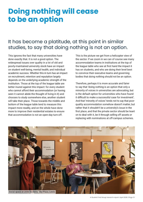 Meeting demand for modernised university accommodation - Page 39