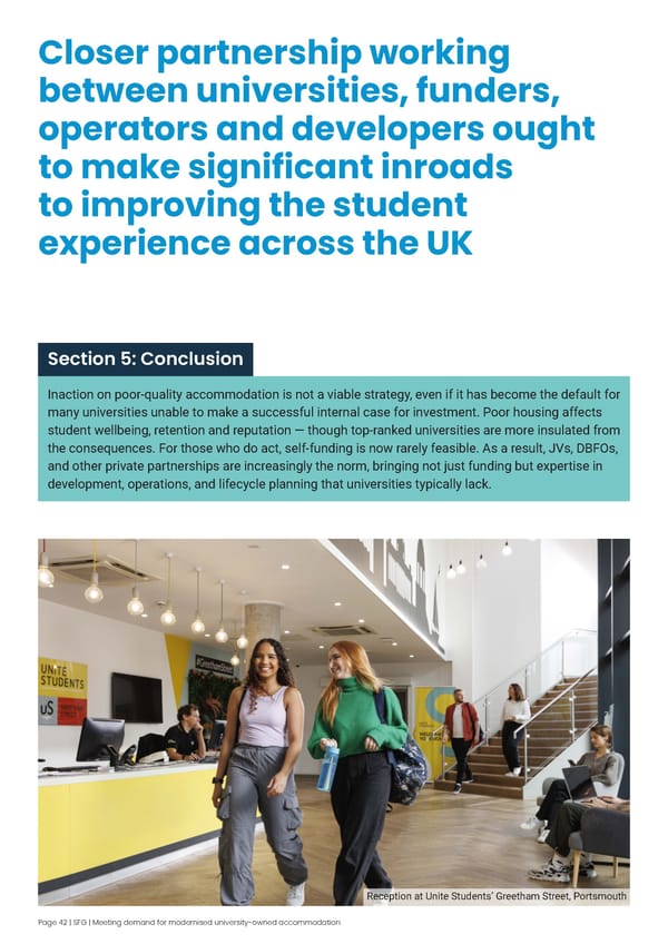 Meeting demand for modernised university accommodation - Page 44
