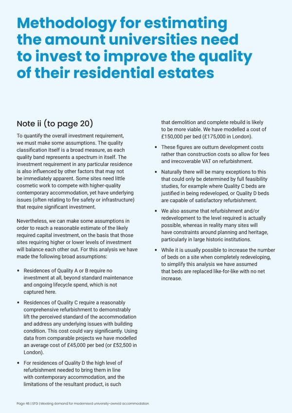 Meeting demand for modernised university accommodation - Page 48