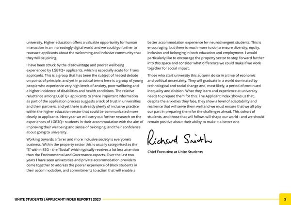 Unite Applicant Index Report 2023 - Page 3