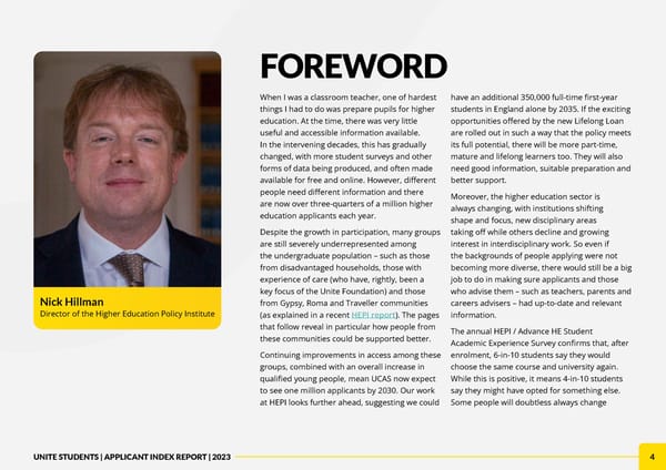 Unite Applicant Index Report 2023 - Page 4