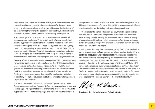Unite Applicant Index Report 2023 - Page 5